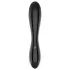 Satisfyer Dazzling Crystal 1 - tosidig glassdildo (svart)
