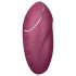 Satisfyer Tap & Climax 1 - 2-i-1 vibrator og klitorisstimulator (rød)