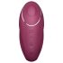 Satisfyer Tap & Climax 1 - 2-i-1 vibrator og klitorisstimulator (rød)