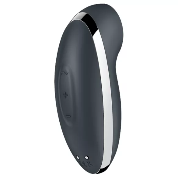 Satisfyer Tap & Climax 2 - 2i1 klitorisvibrator (grå)