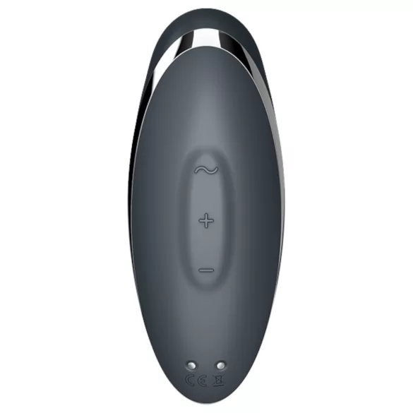 Satisfyer Tap & Climax 2 - 2i1 klitorisvibrator (grå)
