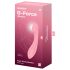Satisfyer G-Force - oppladbar, vanntett G-punktvibrator (rosa)
