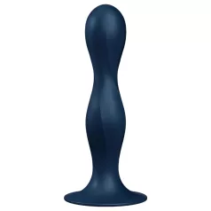 Satisfyer Double Ball-R - vektet dildo (blå)