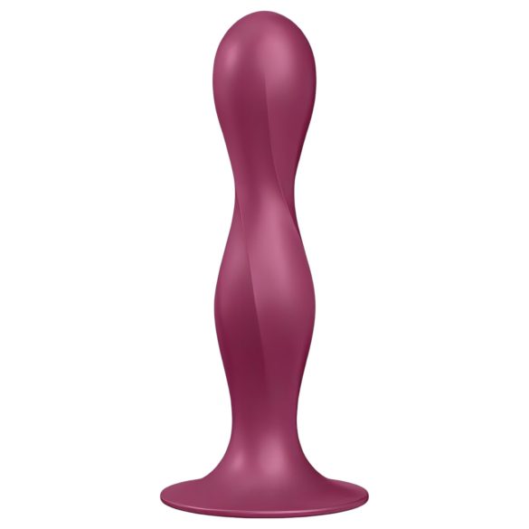Satisfyer Double Ball-R - sugekoppvekter dildo (rød)