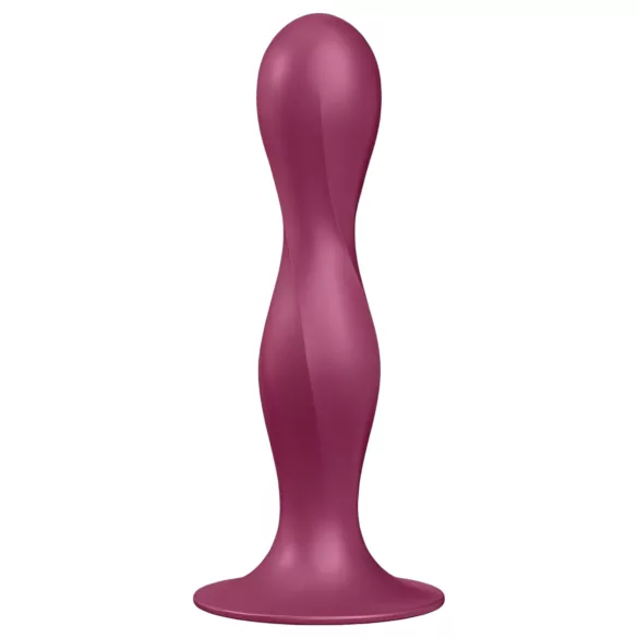 Satisfyer Double Ball-R - sugekoppvekter dildo (rød)