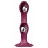 Satisfyer Double Ball-R - sugekoppvekter dildo (rød)