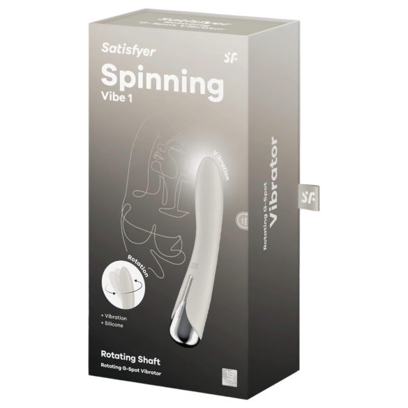 Satisfyer Spinning Vibe 1 - Roterende G-punktvibrator (beige)