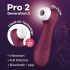 Satisfyer Pro 2 Gen3 - smart luftbølgestimulator for klitoris (rød)