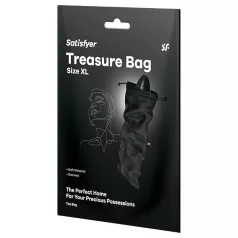   Satisfyer Treasure Bag XL - diskret oppbevaringspose - stor (svart)