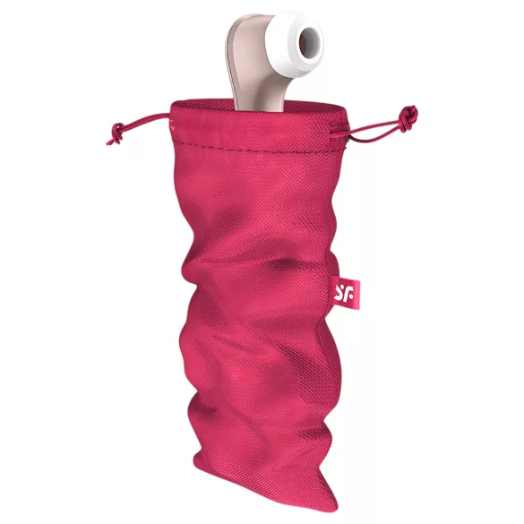 Satisfyer Skattpose L - diskret oppbevaringspose - stor (rosa)
