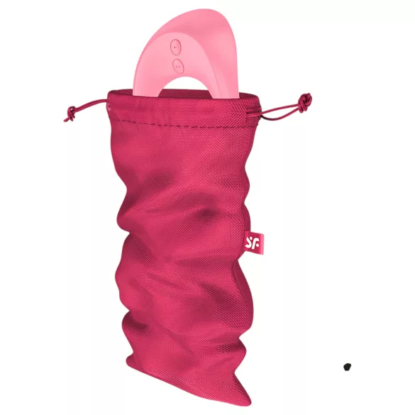 Satisfyer Treasure Bag M - diskret oppbevaringspose for sexleketøy (rosa)