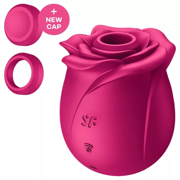 Satisfyer Pro 2 Classic Blossom - lufttrykk klitorisstimulator (rød)