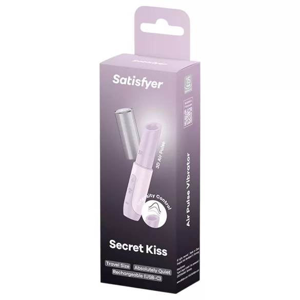 Satisfyer Secret Kiss - Luftbølgestimulator (rosa)