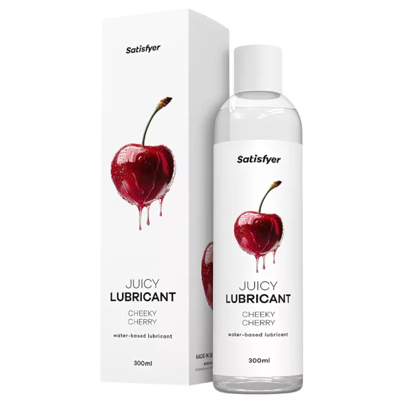 Satisfyer - aromatisert glidemiddel - kirsebær (300ml)