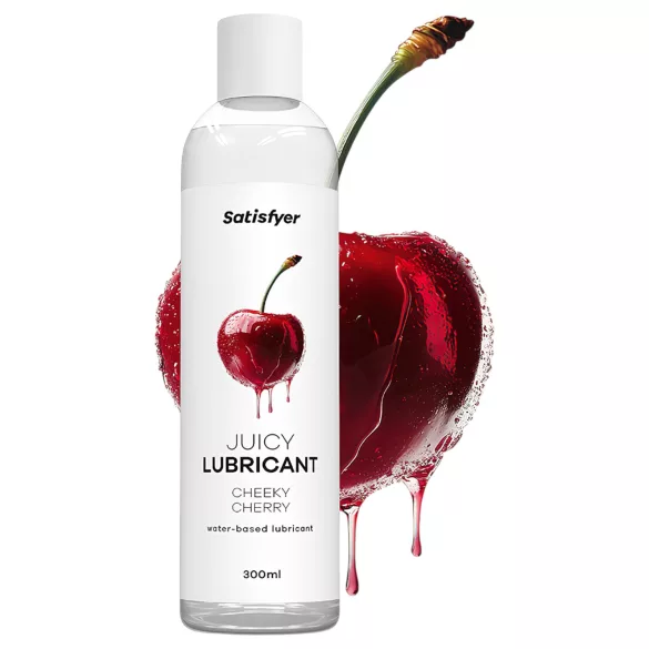 Satisfyer - aromatisert glidemiddel - kirsebær (300ml)