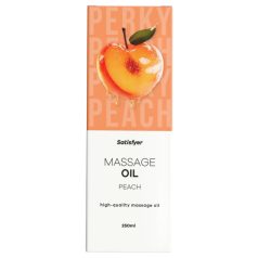 Satisfyer - massasjeolje - fersken (250ml)