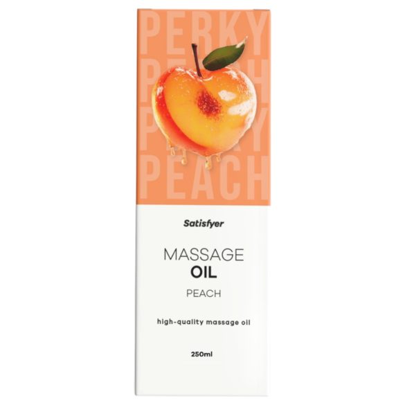 Satisfyer - massasjeolje - fersken (250ml)