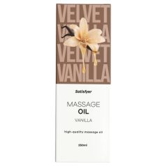 Satisfyer - massasjeolje - vanilje (250ml)