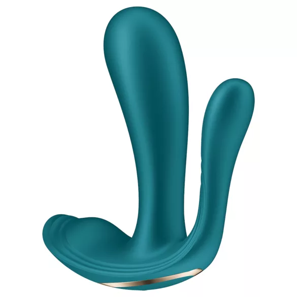 Satisfyer Top Secret+ - 3‑armet, bærbar vibrator (grønn)