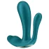 Satisfyer Top Secret+ - 3‑armet, bærbar vibrator (grønn)