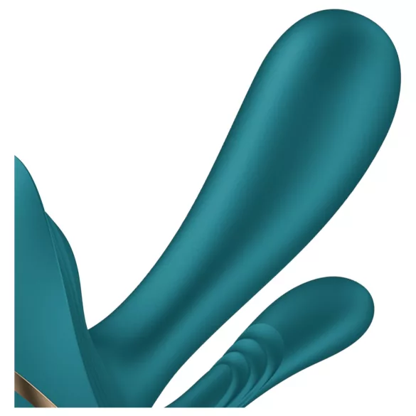 Satisfyer Top Secret+ - 3‑armet, bærbar vibrator (grønn)
