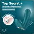 Satisfyer Top Secret+ - 3‑armet, bærbar vibrator (grønn)