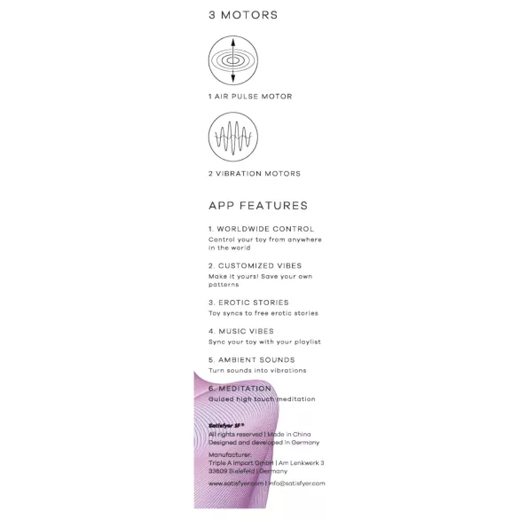 Satisfyer Pro 2 Generation 4 - klitorisstimulator med lufttrykkbølger (blå)