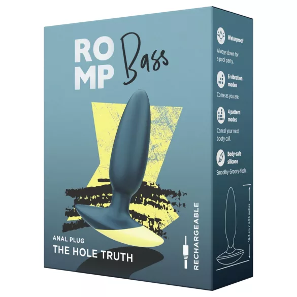ROMP Bass - anale vibrator (grønn)