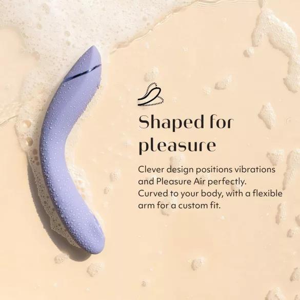 Womanizer OG - oppladbar, lufttrykk 2-i-1 G-punktvibrator (lilla)