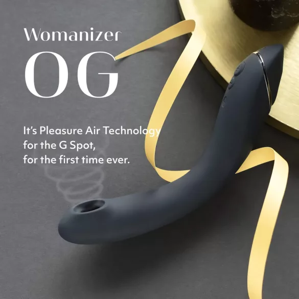 Womanizer OG - oppladbar 2-i-1 lufttrykkvibrator (svart)