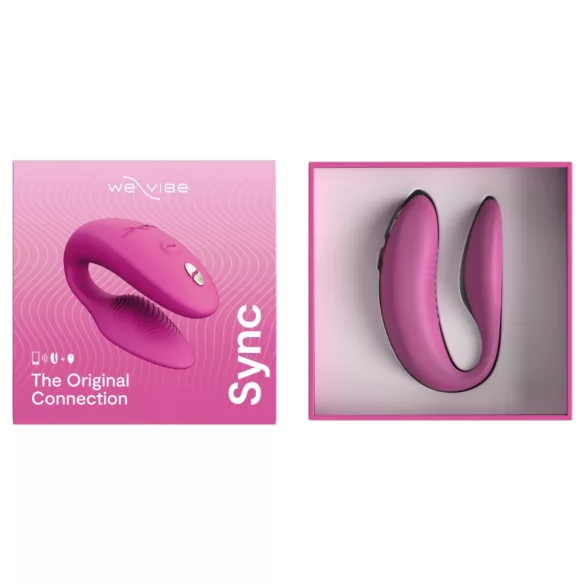 We-Vibe Sync - parvibrator med app- og fjernkontroll (rosa)