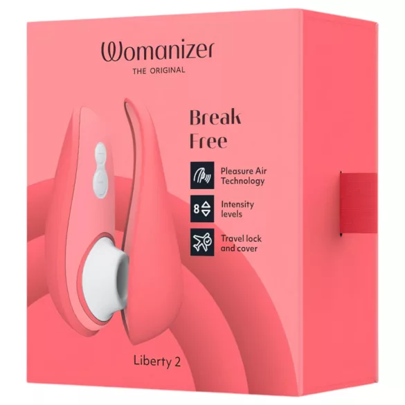 Womanizer Liberty 2 - oppladbar klitorisstimulator med luftbølger (rosa)