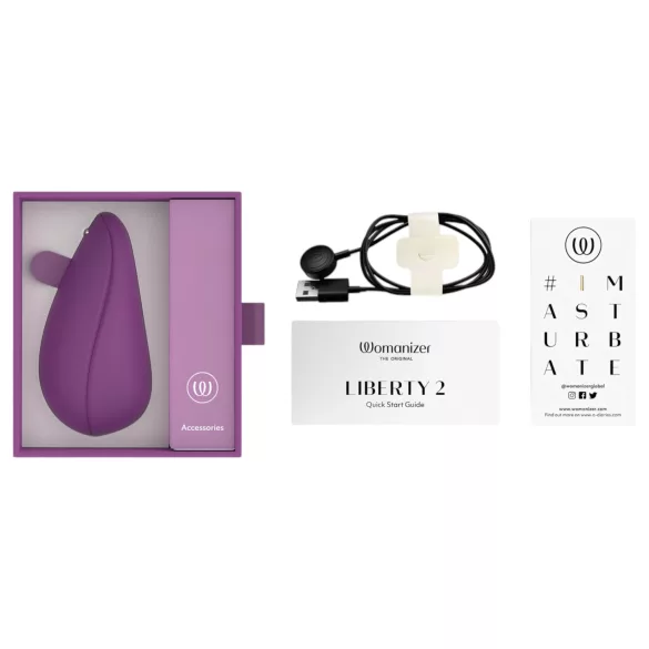 Womanizer Liberty 2 - luftbølgestimulator for klitoris (lilla)