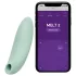 We-Vibe Melt 2 - App-styrt klitorisstimulator med luftbølger (turkis)