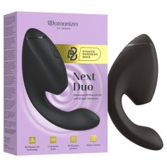 Womanizer Next Duo - 2i1 G-punktvibrator (svart)