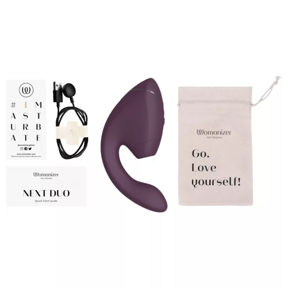 Womanizer Next Duo - 2-i-1 G-punktvibrator (lilla)