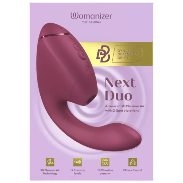 Womanizer Next Duo - 2-i-1 G-punkt vibrator (rosa)