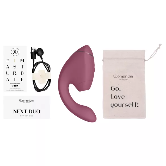 Womanizer Next Duo - 2-i-1 G-punkt vibrator (rosa)