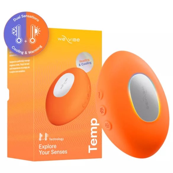 We-Vibe Temp - kjølende/varmende klitorisstimulator-vibrator (oransje)