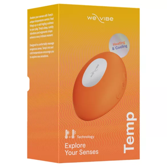 We-Vibe Temp - kjølende/varmende klitorisstimulator-vibrator (oransje)