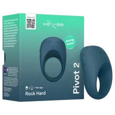   We-Vibe Pivot 2 - App-styrt vibrerende penisering for menn (blå)