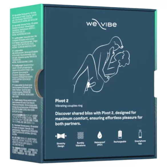 We-Vibe Pivot 2 - smart vibrasjons penisring (blå)