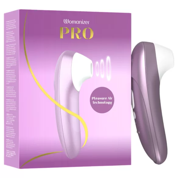 Womanizer Pro - klitorisstimulator med trykkbølger (lilla)