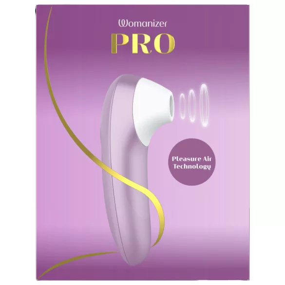 Womanizer Pro - klitorisstimulator med trykkbølger (lilla)