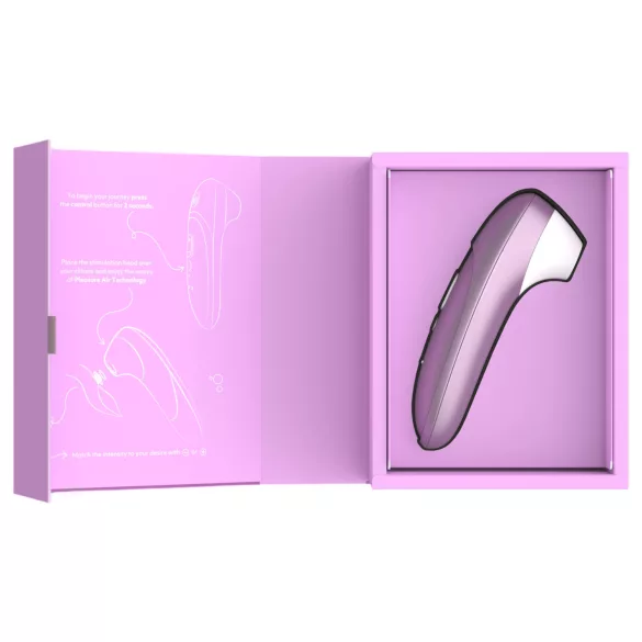 Womanizer Pro - klitorisstimulator med trykkbølger (lilla)