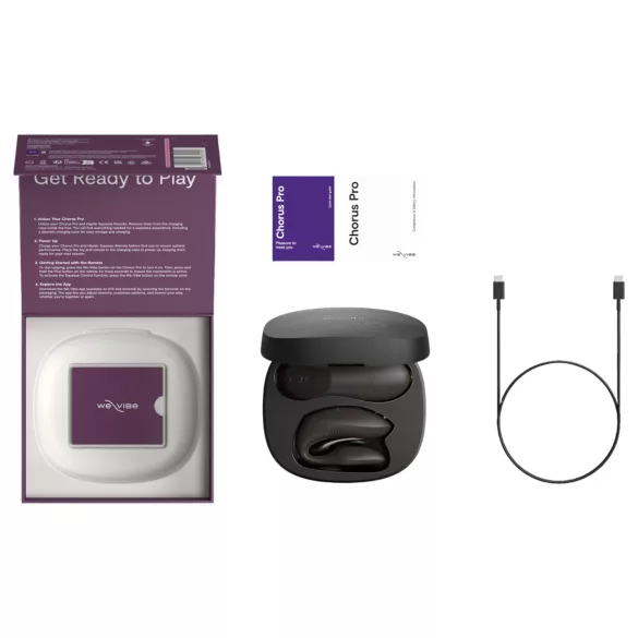 We-Vibe Chorus Pro - Parvibrator med app- og fjernkontroll (svart)