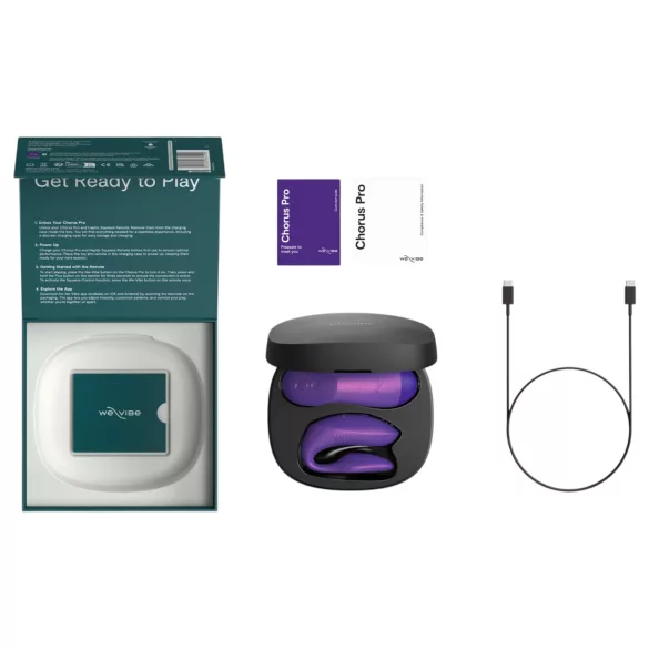 We-Vibe Chorus Pro - parvibrator med app- og fjernkontroll (lilla)