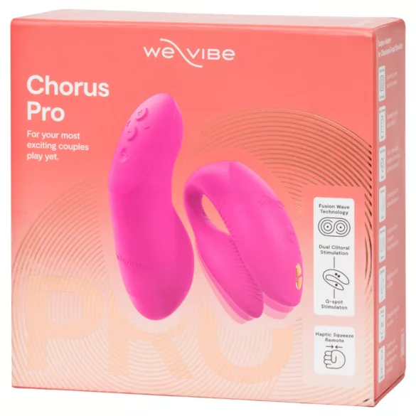 We-Vibe Chorus Pro - smart fjernkontroll parvibrator (rosa)