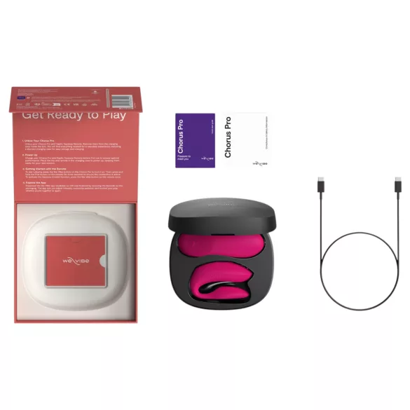 We-Vibe Chorus Pro - Parvibrator med app- og fjernkontroll (rosa)