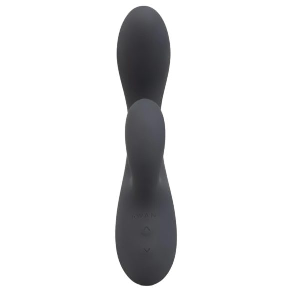 le Wand Soft Rabbit - 2-motors klitorisvibrator med arm (svart)